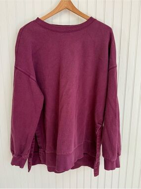 Old Navy Plum Purple Crewneck Sweater Meidum Tall